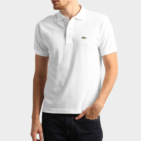 Camisa Gola Polo Lacoste Regular Fit Branca