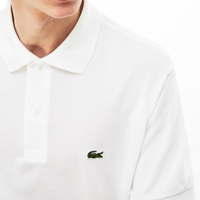Camisa Gola Polo Lacoste Regular Fit Branca